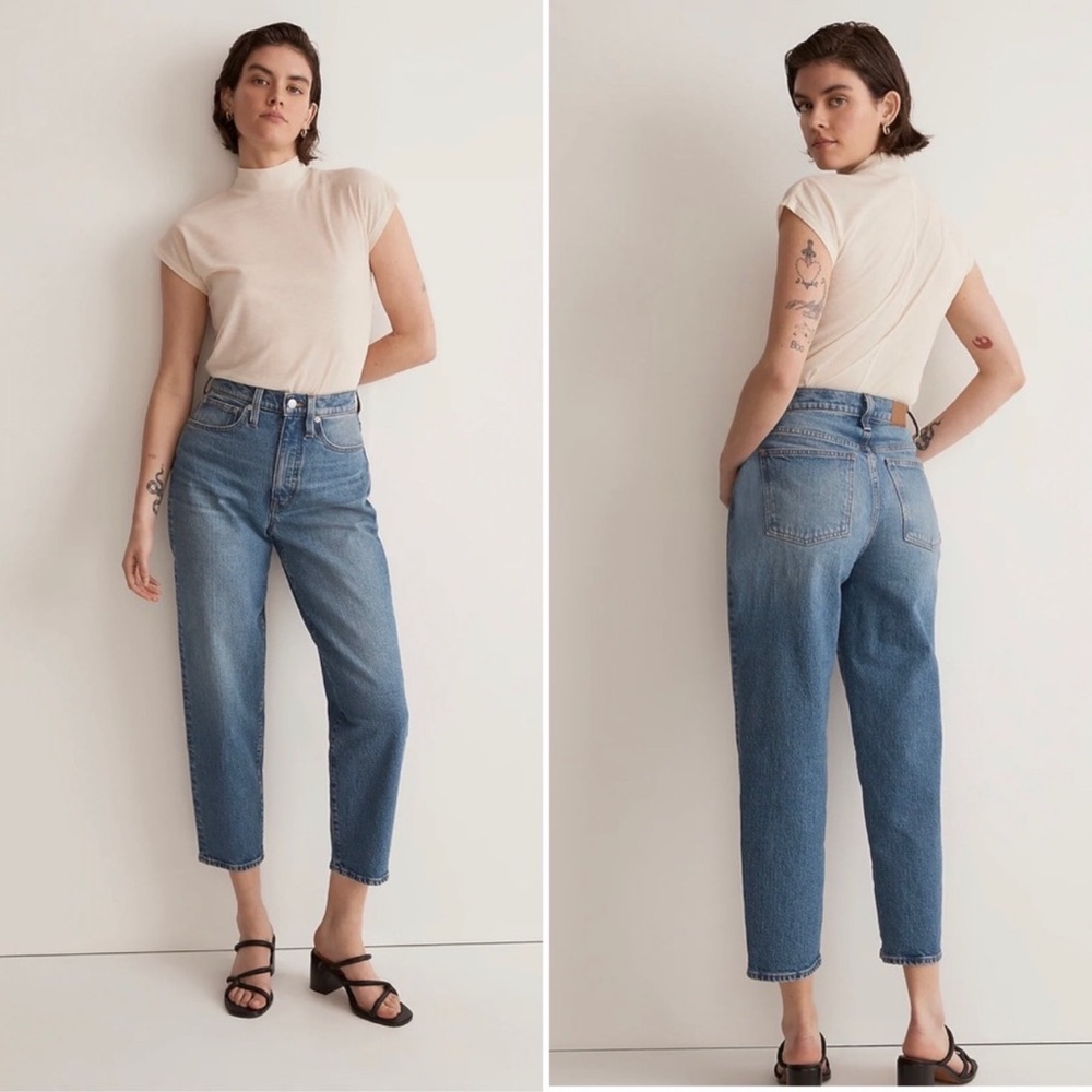 MADEWELL 80’s Style Laid Back Balloon Jeans EUC Size 28